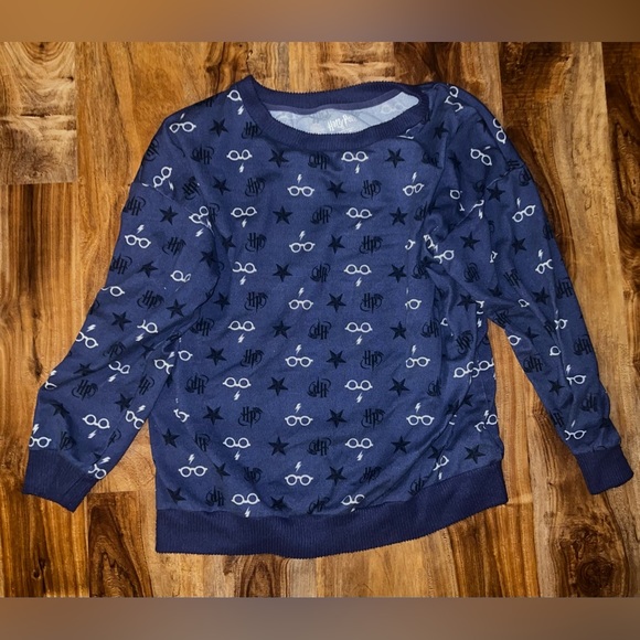 Harry Potter PJ top Wizarding World Women Medium Silky Stretch Fleece Pajama - Picture 3 of 4